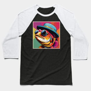 Trendy Fish Baseball T-Shirt